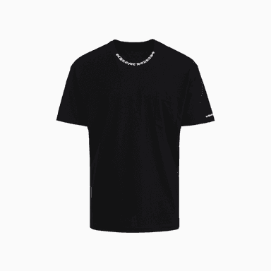크롬하츠 크루넥 로고 블랙 반팔 티셔츠 CH Neck Logo Black T-shirt